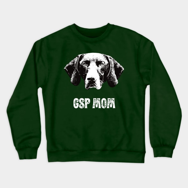 GSP Mom German Shorthaired Pointer Design Crewneck Sweatshirt by DoggyStyles